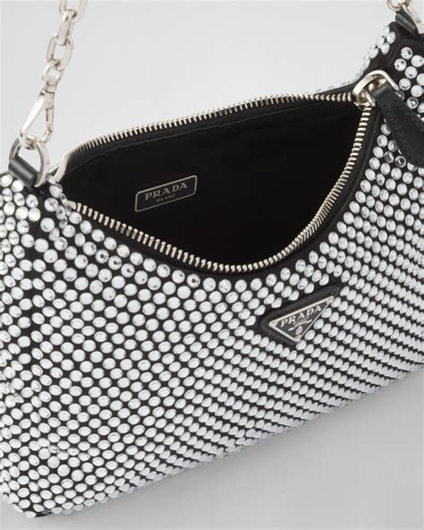 prada reedition crystal bag